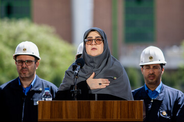 فاطمه مهاجرانی، سخنگوی دولت در نشست خبری