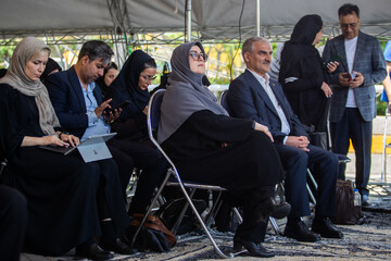 نشست خبری سخنگوی دولت در نیروگاه برق آلستوم