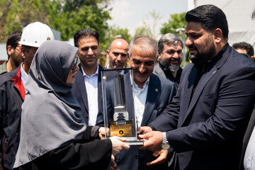 نشست خبری سخنگوی دولت در نیروگاه برق آلستوم