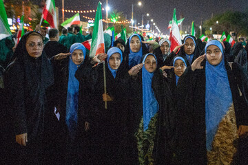 تجمع حامیان ولایت در شب میلاد امام رضا(ع) - اهواز