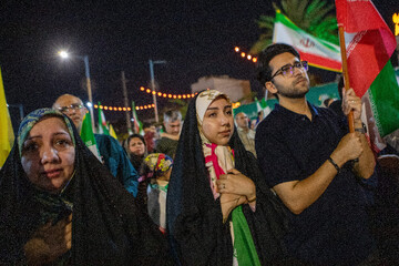 تجمع حامیان ولایت در شب میلاد امام رضا(ع) - اهواز