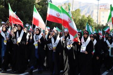 نمایش اقتدار عظیم«جان فدا برای ایران امام رضایی-بیرجند