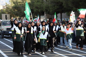نمایش اقتدار عظیم«جان فدا برای ایران امام رضایی-بیرجند