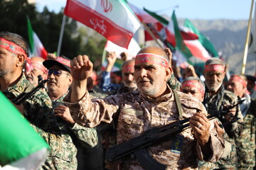 نمایش اقتدار عظیم«جان فدا برای ایران امام رضایی-بیرجند