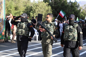 نمایش اقتدار عظیم«جان فدا برای ایران امام رضایی-بیرجند