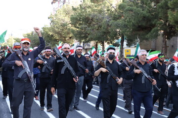 نمایش اقتدار عظیم«جان فدا برای ایران امام رضایی-بیرجند