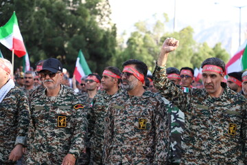 نمایش اقتدار عظیم«جان فدا برای ایران امام رضایی-بیرجند