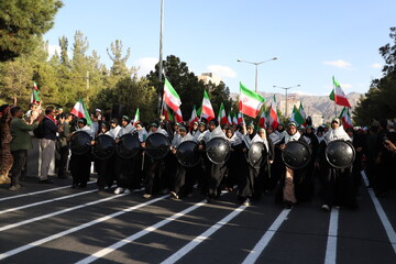 نمایش اقتدار عظیم«جان فدا برای ایران امام رضایی-بیرجند