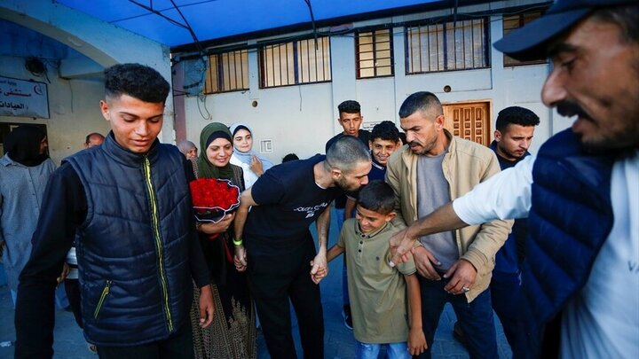 آزادی ۵ اسیر فلسطینی اهل نوار غزه