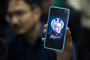 مراسم اربعین شهید لاریجانی در حرم مطهر حضرت معصومه (س) برگزار شد