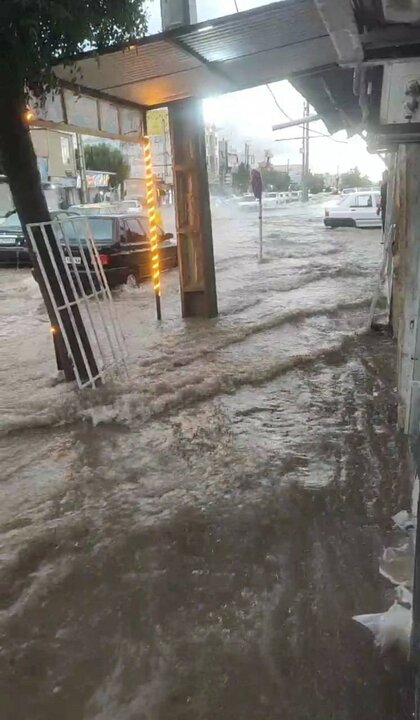 شهردار ایوان: طراحی نامناسب جداول شهر، علت آب‌گرفتگی معابر بود