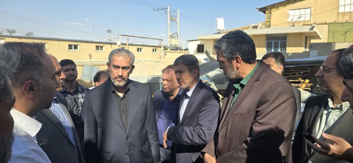 حضور وزیر اقتصاد در قلب صنعت اصفهان/بررسی خسارات و وعده تأمین سریع منابع برای جبران