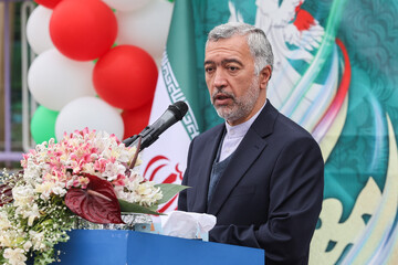 سخنرانی مصطفی اسدی، مدیرکل آموزش و پرورش خراسان رضوی در آیین نواختن زنگ سپاس معلم
