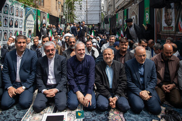 علیرضا کاظمی،‌ وزیر آموزش و پرورش در مراسم بیعت معلمان با رهبر معظم انقلاب
