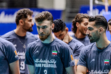 تمرین تیم ملی والیبال پیش از اعزام به لیگ ملتهای آسیا