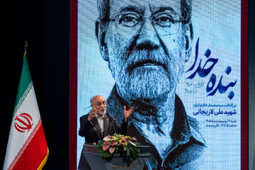 سخنرانی علی اکبر صالحی در آیین بزرگداشت و چهلم شهید علی لاریجانی