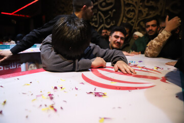 وداع با شهدای خنثی سازی مهمات جنگ رمضان- زنجان