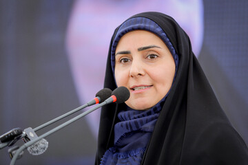 سخنرانی فرزانه صادق وزیر راه و شهرسازی در سفر به قم