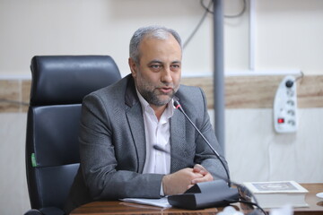 اکبر شوقی، معاون آموزشی جهاد دانشگاهی آذربایجان شرقی در مراسم گرامی داشت هفته معلم سازمان جهاددانشگاهی آذربايجان شرقى