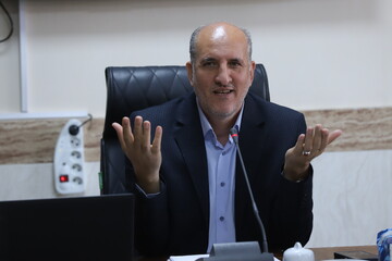 خسرو کنعانی، رئیس جهاد دانشگاهی استان آذربایجان شرقی  در مراسم گرامی داشت هفته معلم سازمان جهاددانشگاهی آذربايجان شرقى