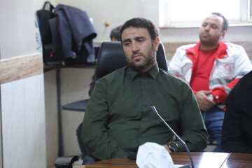 امین بزاز بنابی، معاون فرهنگی جهاد دانشگاهی آذربایجان شرقی در مراسم گرامی داشت هفته معلم سازمان جهاددانشگاهی آذربايجان شرقى