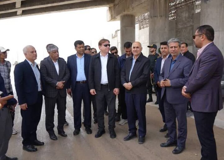 استاندار بوشهر: تقاطع غیرهمسطح ورودی گناوه خرداد بهره‌برداری می‌شود