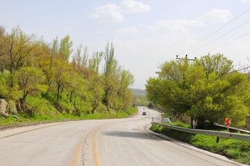 طبیعت بهاری در مسیر گنج نامه 