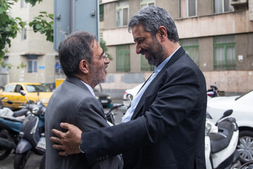 علی منتظری، رئیس جهاد دانشگاهی و محمد مهدی طباطبایی، معاونت ارتباطات و اطلاع رسانی دفتر رئيس جمهور در ایسنا