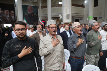 مراسم چهلم شهادت سردار سرلشکر شهید سید مجید خادمی - حرم حضرت احمد بن موسی الکاظم شاهچراغ(ع)