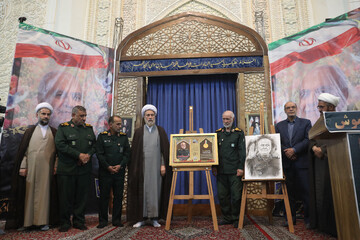 مراسم چهلم شهادت سردار سرلشکر شهید سید مجید خادمی - حرم حضرت احمد بن موسی الکاظم شاهچراغ(ع)