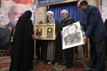 مراسم چهلم شهادت سردار سرلشکر شهید سید مجید خادمی - حرم حضرت احمد بن موسی الکاظم شاهچراغ(ع)