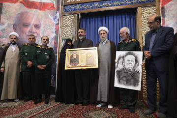 مراسم چهلم شهادت سردار سرلشکر شهید سید مجید خادمی - حرم حضرت احمد بن موسی الکاظم شاهچراغ(ع)