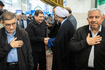 محمد مخبر در مراسم پاسداشت سرلشکر پاسدار شهید غلامرضا سلیمانی