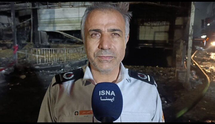 عملیات جستجو و اطفاء کامل مجتمع ارغوان ادامه دارد