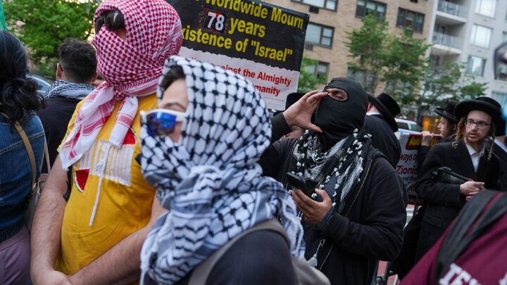 برگزاری تجمع حمایت از فلسطین و انتفاضه در منهتن نیویورک