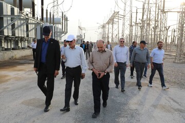 آمادگی شبکه برق انتقال و فوق‌ توزیع اهواز برای ورود به پیک مصرف