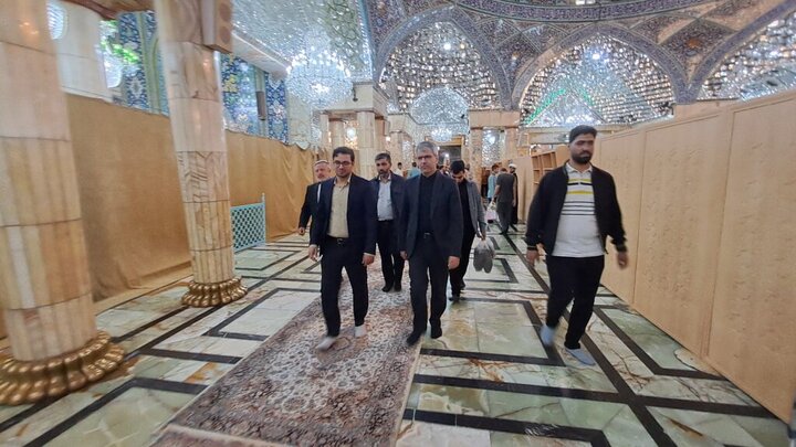 تشرف سخنگوی وزارت خارجه به زیارت حرم حضرت معصومه(س)
