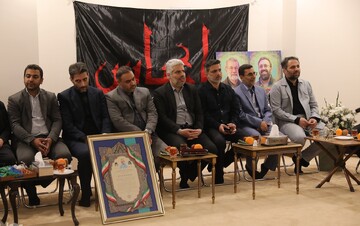آیین تجدید میثاق با استاد شهید علی لاریجانی برگزار شد + ویدئو