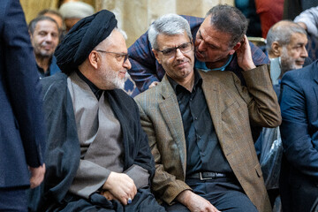  اسماعیل بقایی در مراسم گرامیداشت شهید علی لاریجانی و فرزندش