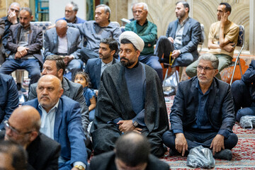 مراسم گرامیداشت شهید علی لاریجانی و فرزندش