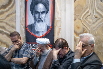 مراسم گرامیداشت شهید علی لاریجانی و فرزندش