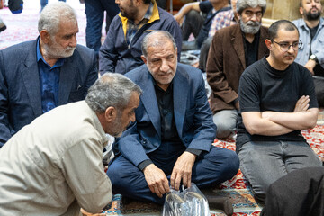سردار کوثری در مراسم گرامیداشت شهید علی لاریجانی و فرزندش