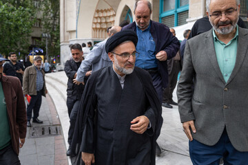 مراسم گرامیداشت شهید علی لاریجانی و فرزندش