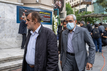  سردار حسین نجات در مراسم گرامیداشت شهید علی لاریجانی و فرزندش