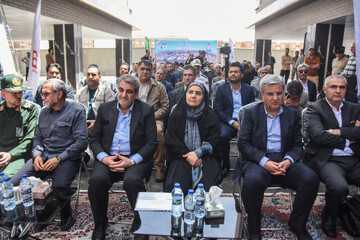 آیین افتتاح ۲۹۴۹ واحد نهضت ملی مسکن در سفر وزیر راه و شهرسازی به سمنان