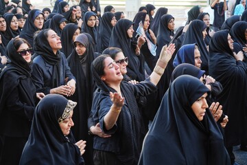 تشییع پیکر شهیده آسیه شهرآزاد - بوشهر