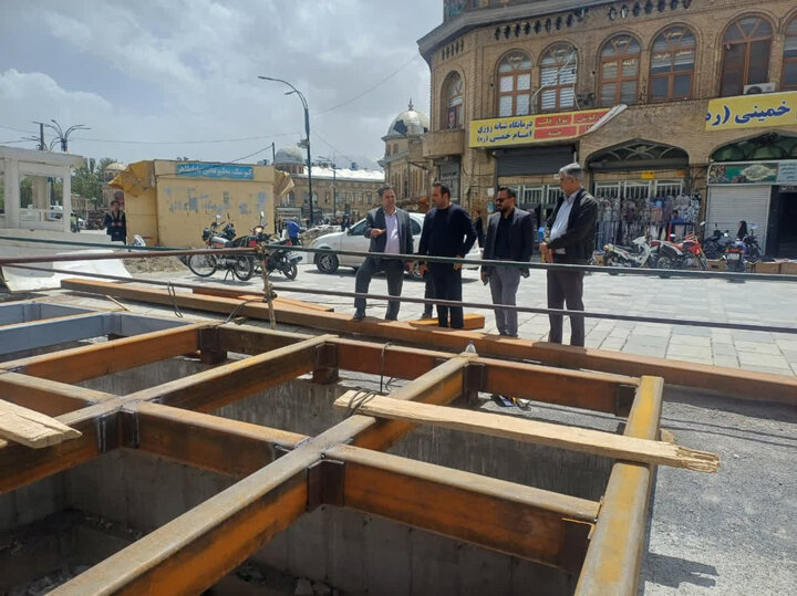 ساخت اسکلت موزه خیابان باباطاهر در مراحل پایانی است
