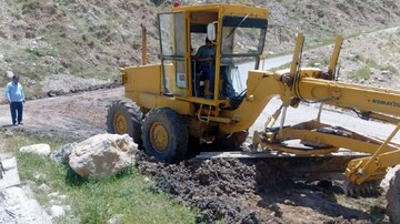 بازگشایی مسیر دسترسی به دریاچه دوقلو آبدانان