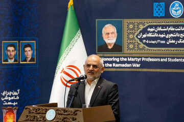سخنرانی، محسن حاجی میرزایی، رئیس دفتر رییس جمهور در آیین گرامیداشت یاد و خاطره شهید دکتر علی لاریجانی و شهید سید کمال خرازیرئیسجمهور