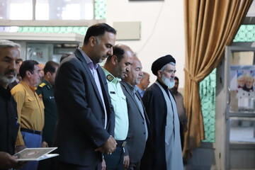 مراسم چهلم شهید ادواری شهید جنگ رمضان بیرجند